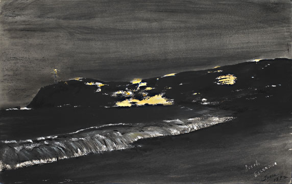 Night Ocean, Puerto Escondido by Tosca Lenci